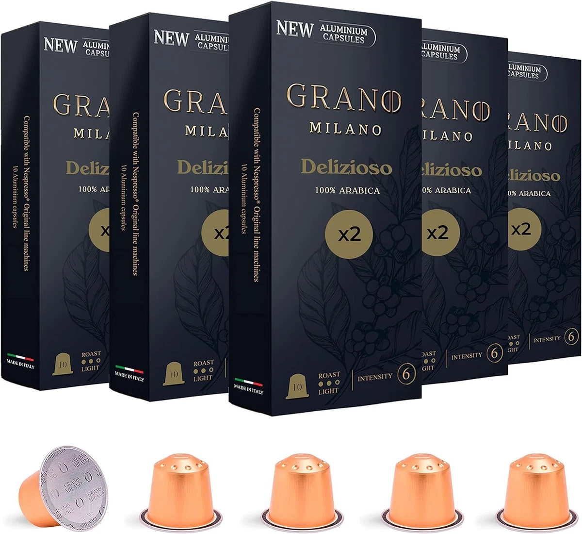 Nespresso aluminium cheap capsules