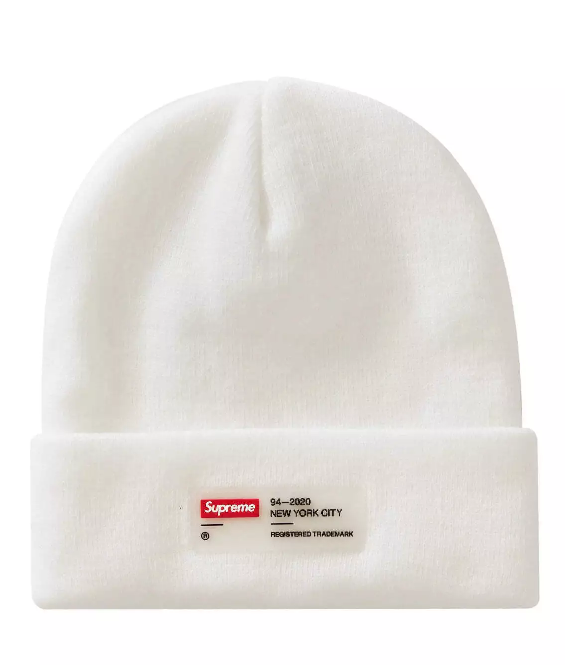 Bonnet Supreme Clear Label couleur blanche (neuf)