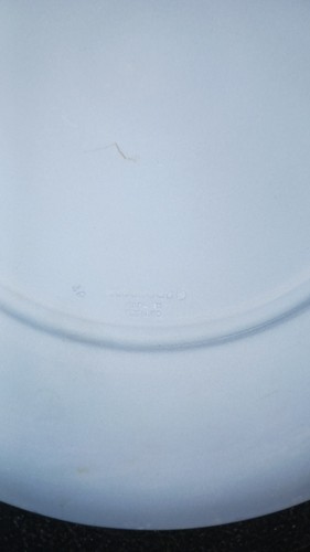 Piatto decorativo vintage WEDGWOOD diaspro blu GIORNO MATRIMONIO Inghilterra - Foto 3 di 4