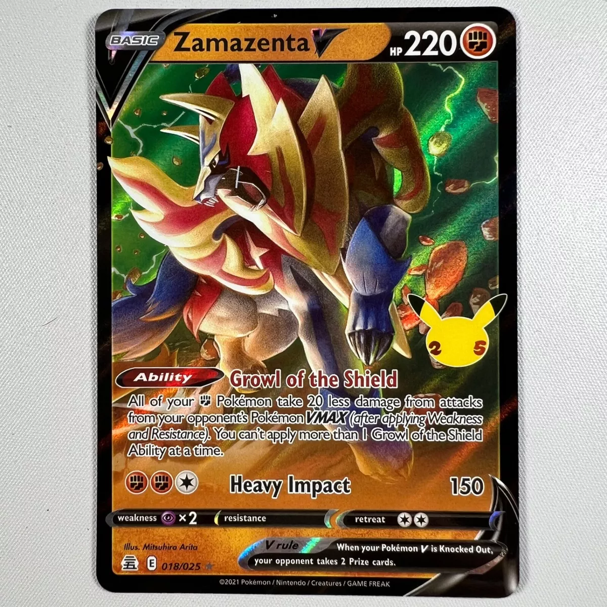 Zamazenta v 18/25 – The Shiny Cardbord Vault