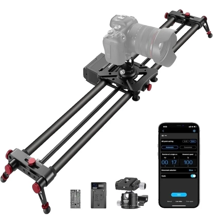 Cámara Neewer slider Dolly Estabilizadores
