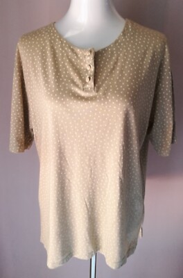 maglietta maglia donna vintage blusa cotone pois tshirt