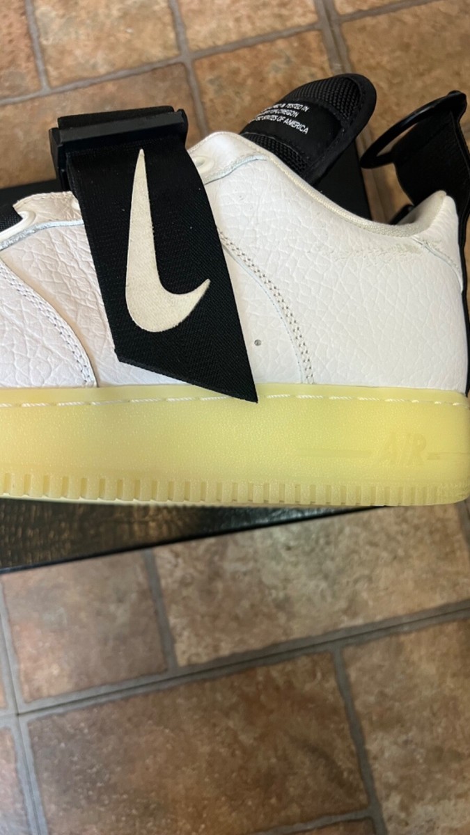 Nike Air Force 1 Utility QS White/Black Men\'s Sneakers Size 14 AV6247-100 NEW Air Force 1 Utility White Black AV6247-100 – Sky Walker main image 2