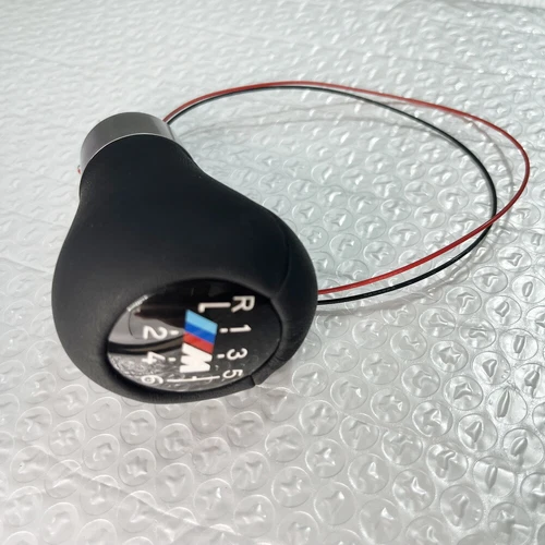 BMW Weighted ZHP 6-Speed illuminated Leather Knob for 3 5 6 Series E46 60 61 63 - Picture 3 of 7