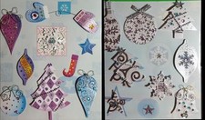 Sparkle Handmade 3D Christmas Stickers for Card Making NEW