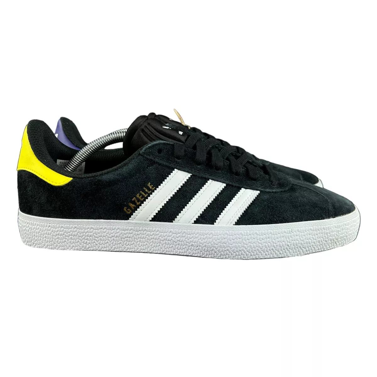 adidas Gazelle Adv chaussures en daim noir blanc GY6922 hommes 9 5 11