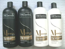Tresemme Professional Moisture Rich Shampoo Conditioner Lot 28oz Jumbo Family Sz