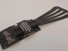 Mercer Culinary Hell's Tools High-Heat 12" Slotted Spatula | Black