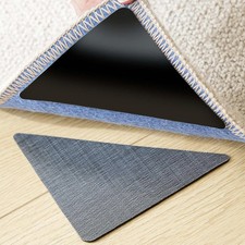 12PCS Non Slip Rug Grippers, Rug Pads Grippers, Rug Tape Anti Slip Carpet Pads