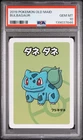 2019 Pokemon Old Maid Bulbasaur 10 PSA #