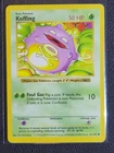 Pokemon TCG Koffing #51 Shadowless Base Set Common Grass LP