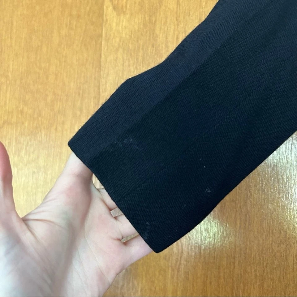 Blazer Vintage Laura Ashley Hecho en Lana GB Negro Talla 3-4 Años Foto 4 de 4