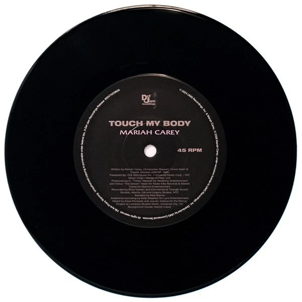 Mariah Carey Touch My Body Black Colored Vinyl LP 7 Inch Single Day Edition 2024 - Image 2 of 3