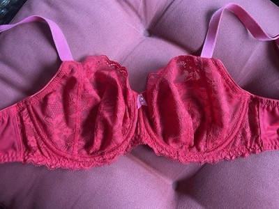 FREYA 32DDD 5451 OFFBEAT UW SUPPORT RED/PINK LACE 