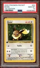 PSA 10 GEM MINT Eevee 55/82 Team Rocket 1ST EDITION Pokemon Card