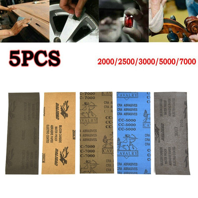 Schleifpapier Set Wasser/Trocken Wasserdicht 2000/2500/3000/5000/7000 Körnung 2