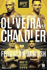 UFC 262 Oliveira Vs. Chandler 12x18 Fight Poster Reprint