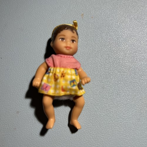 2 HTF Krissy ‘93 Dressed Mattel Barbie Baby Sister Dolls Blonde & Brunette Hair - Picture 5 of 6