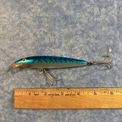One Never-Used Vintage Rapala Magnum 11 in Mackerel. New without box.