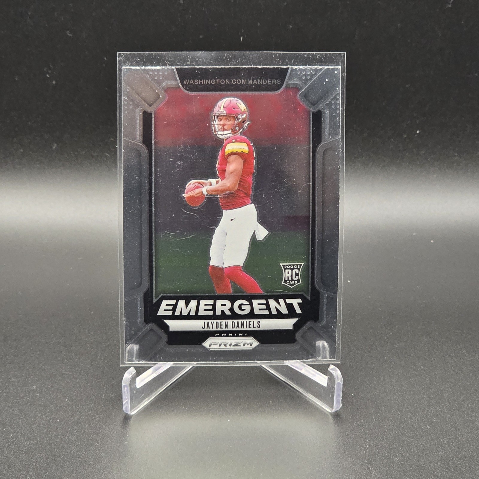 2024 Panini Prizm Jayden Daniels #2 (RC) Emergent Washington Commanders
