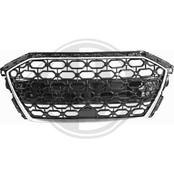 KüHlergrill KüHlergitter Chrom Schwarz GläNzend FüR Audi A3-image
