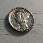 1938-P XF Well Struck Mercury Dime - 90% Silver - Free Shipping!