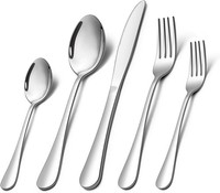 Homikit Besteck Set 30-Teilig Besteckset Essbesteck Set FüR 6 Personen Edelstahl