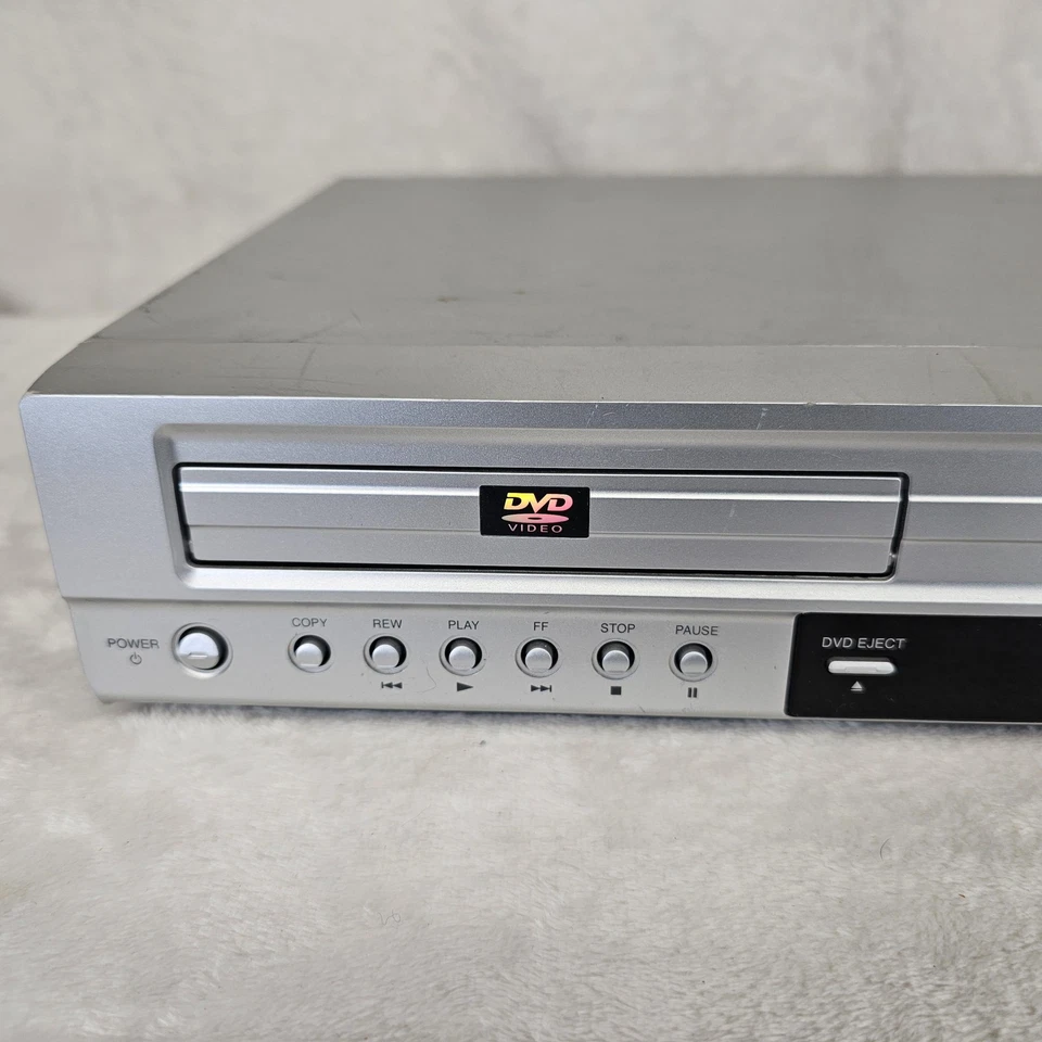 Vintage GoVideo DV2140 DVD VCR Combo Player Silver 4-Head Hi-Fi Progressive - Image 4 of 4