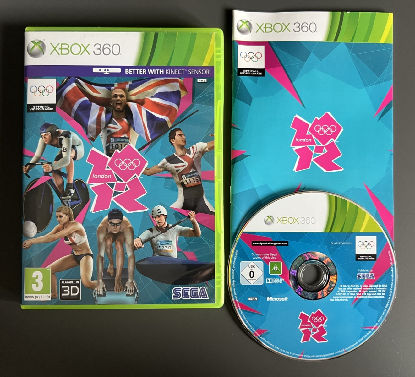 London 2012 Olympics - Microsoft Xbox 360 Game PAL CIB Complete