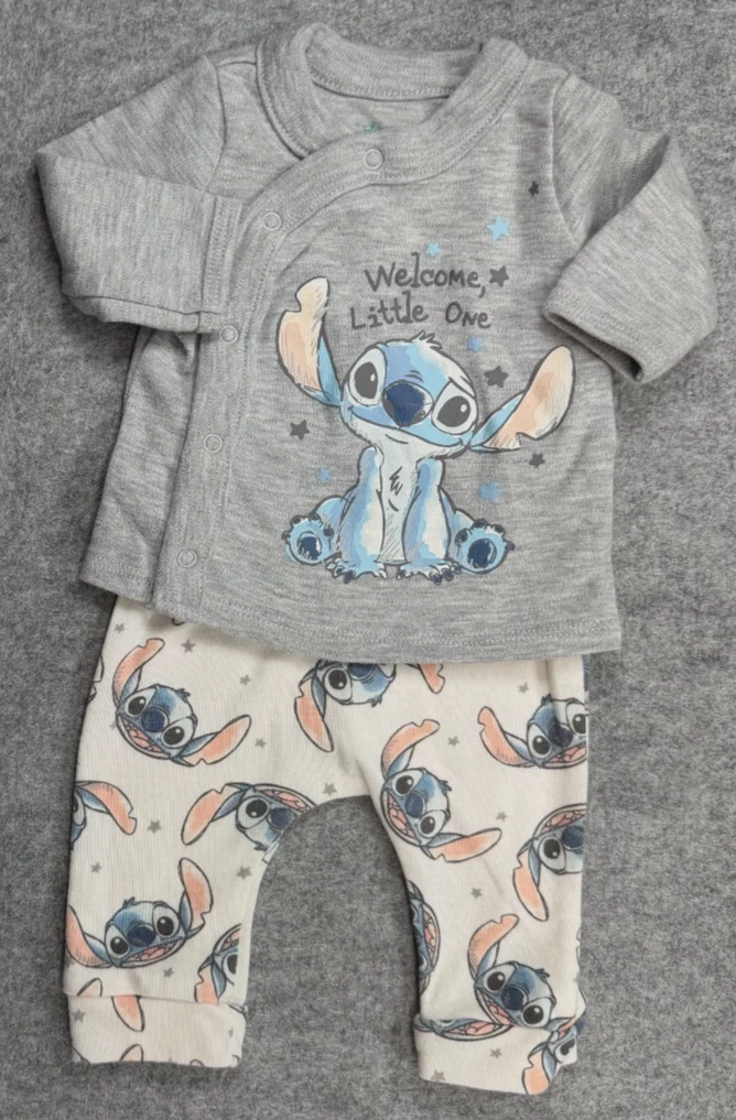 Baby Boy Clothes Disney Baby Newborn Welcome Little One Stitch 2pc Outfit
Opens in a new window or t