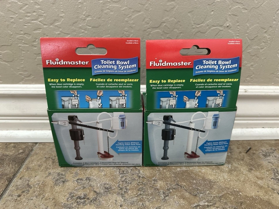 Fluidmaster 8102 Flush'n Sparkle Self-Cleaning Toilet Bowl System Refills, 2 Lot - Image 3 of 3