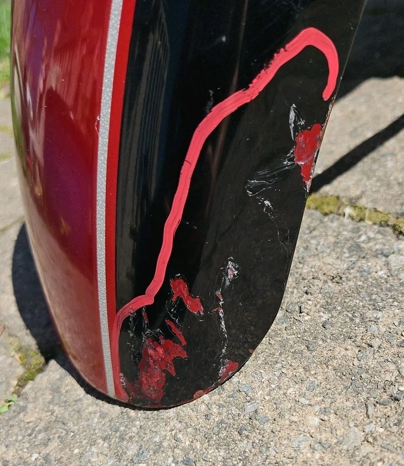 97 Kawasaki VN1500 VN 1500 A Vulcan Front Fender - Image 4 of 4