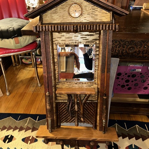 BARNEY BELLINGER ADIRONDACK MIRROR - Picture 2 of 9