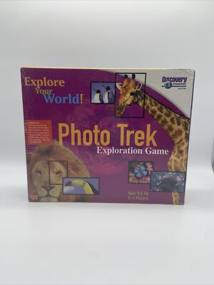 Photo Trek Travel Edition Exploration Game Discovery Channel 1999 Vintage
