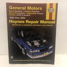 Haynes 38015 Repair Manual Chevrolet Cavalier, Pontiac Sunbird 1982 - 1994