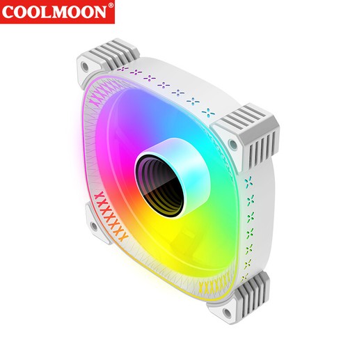 PC Case Fan 120mm Cooling Fan 5V 3Pin ARGB Addressable RGB Fan(White Reversed) - Afbeelding 4 van 12