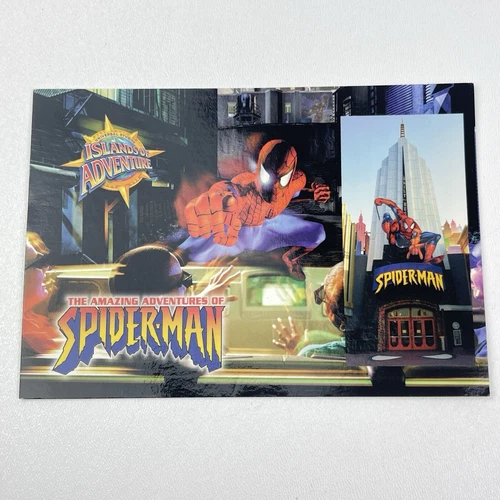 SPIDER MAN Universal Studios Post Card 2003 Marvel Comics Unposted