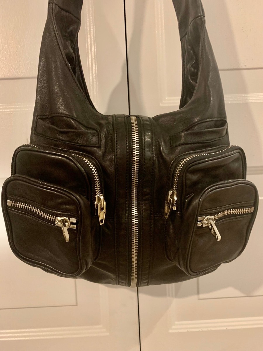 バッグ Alexander Wang Donna Hobo leather bag ac79fb89fc6c7c10fe31f32740c520