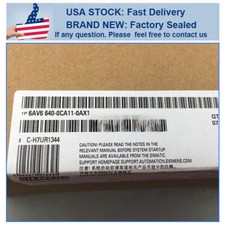 6AV6 640-0CA11-0AX1 1PCS New SIEMENS HMI 6AV66400CA110AX1 Free Shipping US