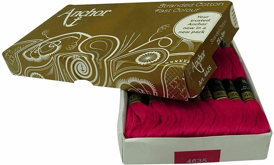 Anchor Stranded Cotton Thread Hand Embroidery Thread Cross Stitch Sewing Magenta - Image 4 of 4