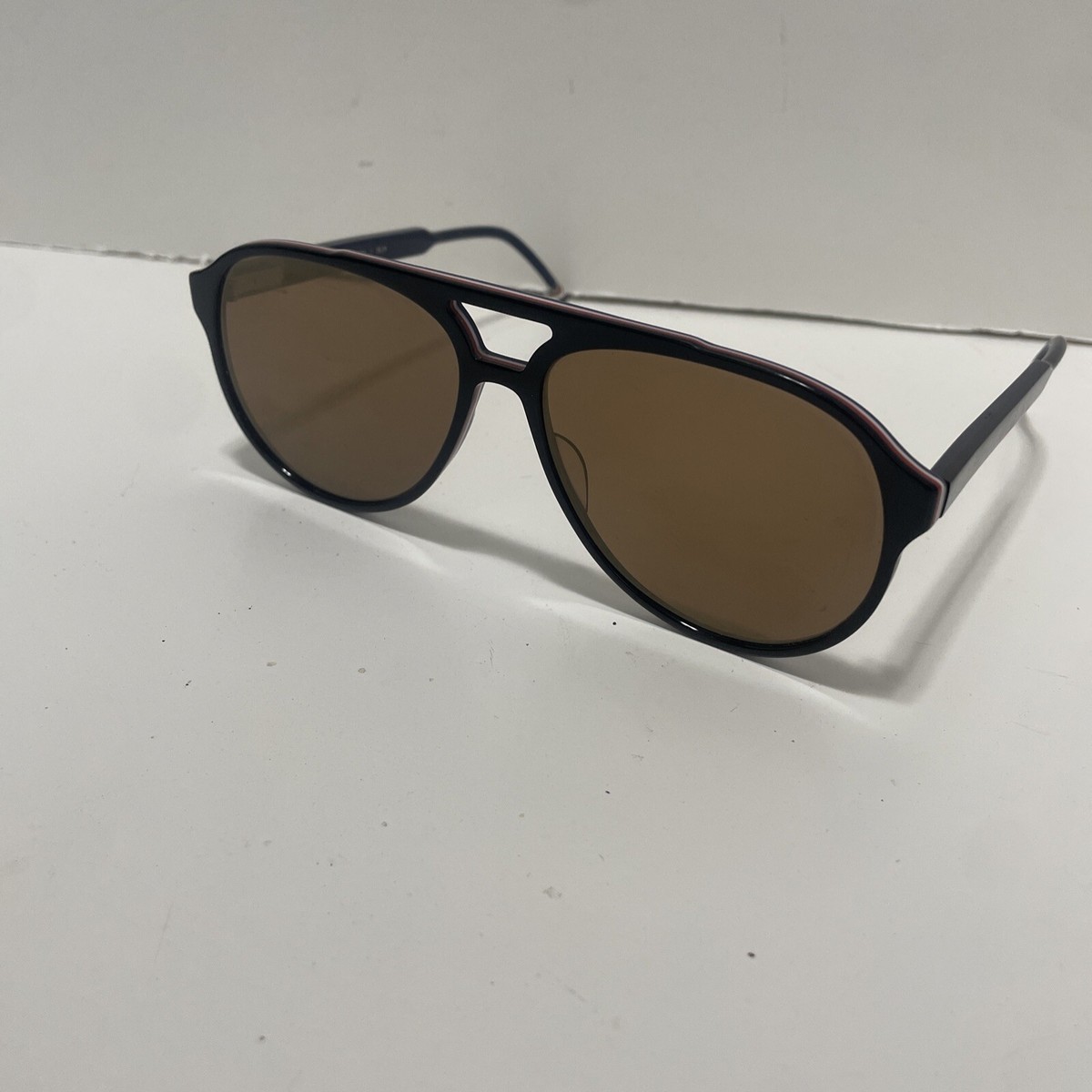 NEW THOM BROWNE TBS 408 01 BLACK AUTHENTIC SUNGLASSES TBS408