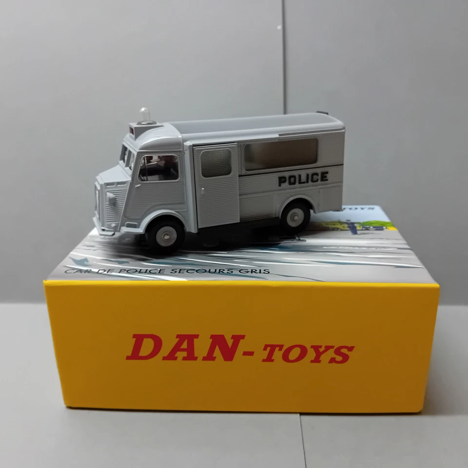 Car de Police Secours gris Citroën H Currus gyrophare - Dan Toys - Réf DAN 107 1 - Photo 2/4