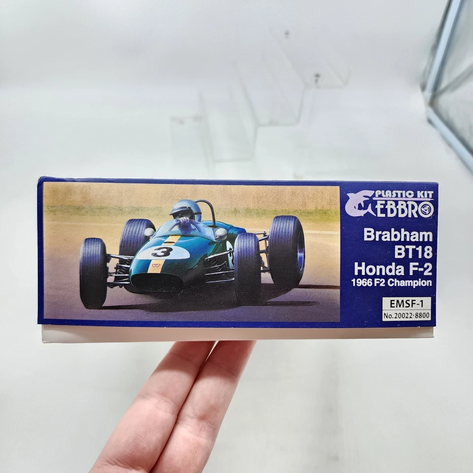 Kit Coche Modelo 1/20 Ebbro Brabham BT18 Honda F-2 1966 F2 Champion Caja Abierta Nuevo Foto 4 de 4
