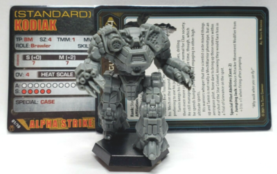 Battletech Kodiak, Mech / Pilot Cards - Catalyst Clan Ad Hoc Star