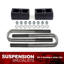 2" Rear Lift Kit For 2011-2018 Ford F250 Super Duty 4X4 Blocks w/ U-bolts