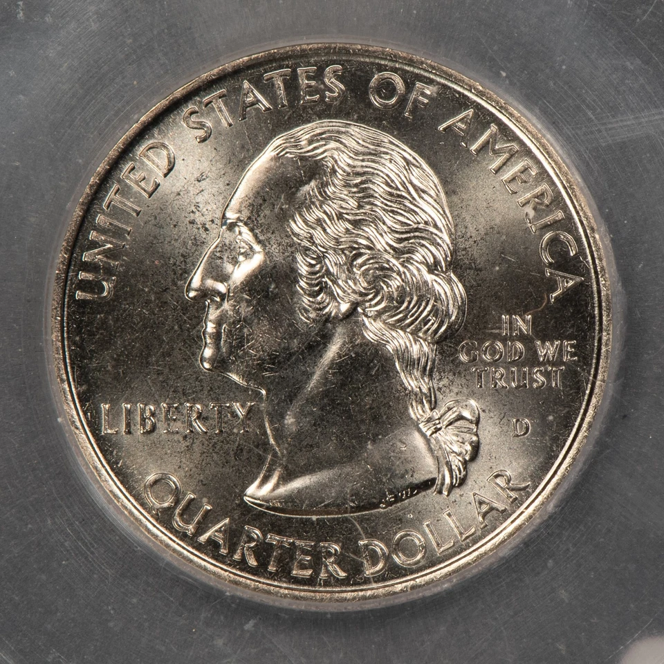 1999-D 25c Clad State Quarter Delaware - ICG MS 67 - SKU-X5680 - Image 4 of 4