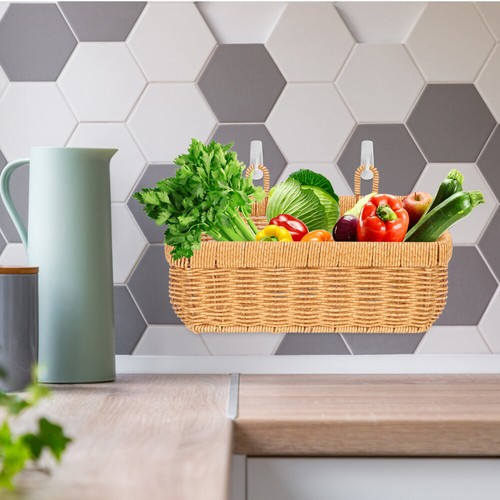 Cesto Porta Aglio Zenzero Porta Cipolle da Appendere Prodotti Cucina - Foto 2 di 12