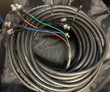 Cable RGB BNC connection plus 4wire phone 25 Ft Cable