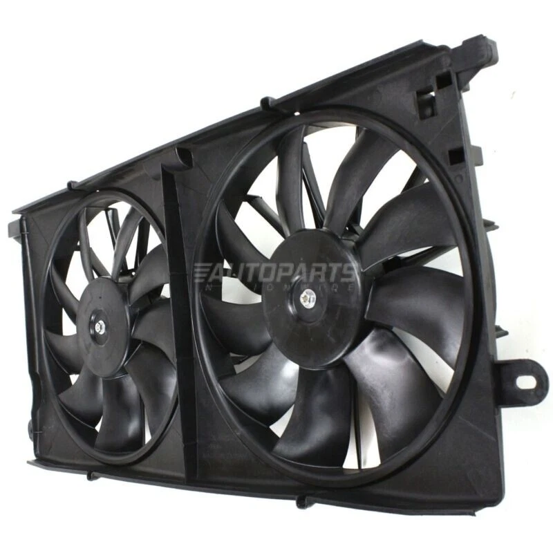 Nuevo conjunto de cubierta de ventilador de radiador doble compatible con Buick Lesabre GM3115119 2000-2005 Foto 3 de 4