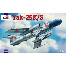 AMODEL 72165 Yak-25K/S Soviet fighter Scale Aircraft 1/72 - Plastic model kit